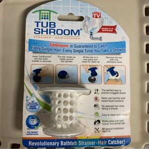 Tub Shroom As seen on TV. Bathtub strainer Hair catcher NEW Easy drain install